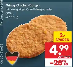 Netto Marken-Discount Crispy chicken burger Angebot