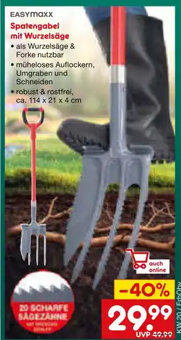 Netto Marken-Discount Easymaxx spatengabel mit wurzelsäge Angebot