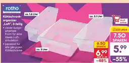 Netto Marken-Discount Rotho kühlschrankorganizer „loft“, 3-teilig Angebot