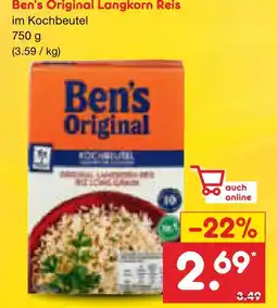 Netto Marken-Discount Ben's original langkorn reis Angebot