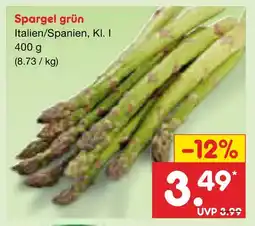 Netto Marken-Discount Spargel grün Angebot