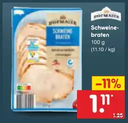 Netto Marken-Discount Hofmaier schweinebraten Angebot