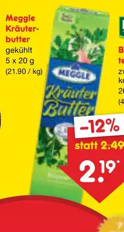 Netto Marken-Discount Meggle kräuterbutter Angebot