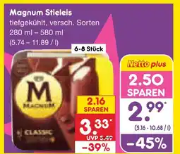 Netto Marken-Discount Magnum stieleis Angebot