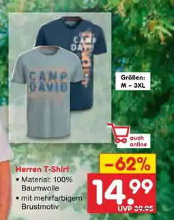 Netto Marken-Discount Camp david herren t-shirt Angebot