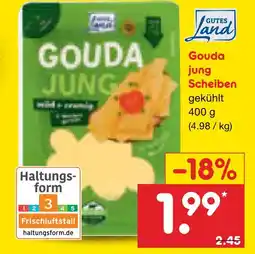 Netto Marken-Discount Gutes land gouda jung scheiben Angebot