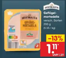 Netto Marken-Discount Hofmaier geflügelmortadella Angebot