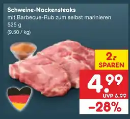 Netto Marken-Discount Schweine-nackensteaks Angebot