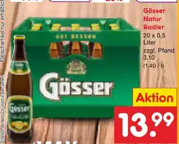Netto Marken-Discount Gösser natur radler Angebot