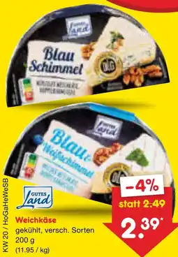 Netto Marken-Discount Gutes land weichkäse Angebot