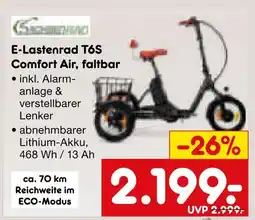 Netto Marken-Discount E-lastenrad t6s comfort air, faltbar Angebot