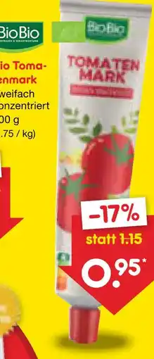 Netto Marken-Discount Biobio tomatenmark Angebot