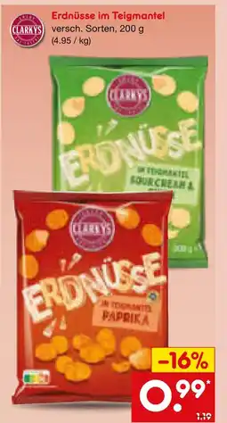 Netto Marken-Discount Clarkys erdnüsse im teigmantel Angebot