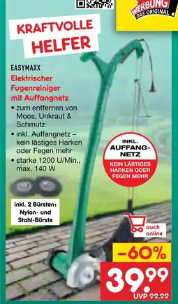 Netto Marken-Discount Easymaxx elektrischer fugenreiniger mit auffangnetz Angebot