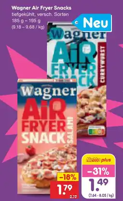 Netto Marken-Discount Wagner air fryer snacks Angebot