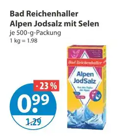 V Markt Bad reichenhaller alpen jodsalz mit selen Angebot