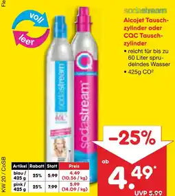Netto Marken-Discount Sodastream alcojet tauschzylinder blau Angebot