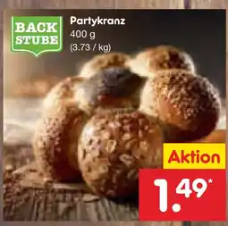 Netto Marken-Discount Backstube partykranz Angebot