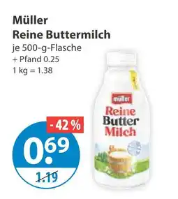 V Markt Müller reine buttermilch Angebot