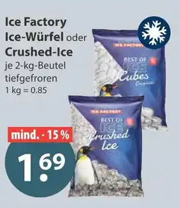 V Markt Ice factory ice-würfel oder crushed-ice Angebot