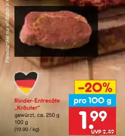 Netto Marken-Discount Rinder-entrecôte kräuter Angebot