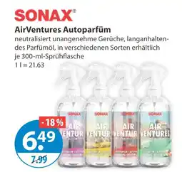 V Markt Sonax airventures autoparfüm Angebot