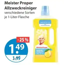 V Markt Meister proper allzweckreiniger Angebot