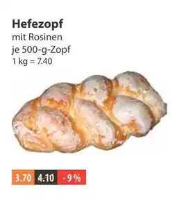 V Markt Hefezopf mit rosinen Angebot