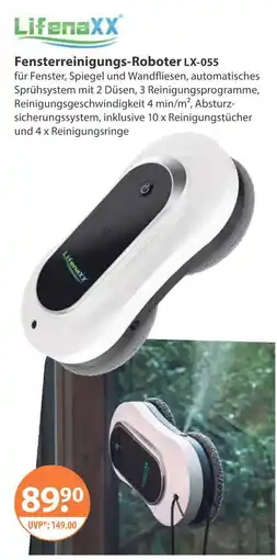 V Markt Lifenaxx fensterreinigungs-roboter lx-055 Angebot