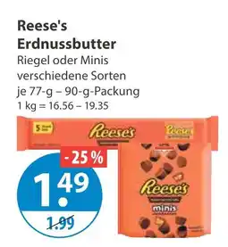 V Markt Reese's erdnussbutter riegel Angebot