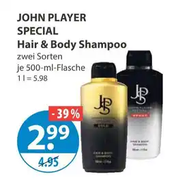 V Markt John player special hair & body shampoo Angebot