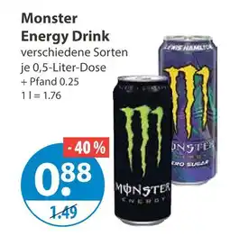 V Markt Monster energy drink Angebot