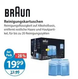 V Markt Braun reinigungskartuschen Angebot