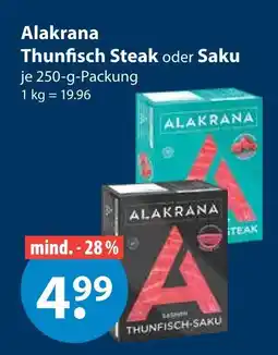 V Markt Alakrana thunfisch steak oder saku Angebot