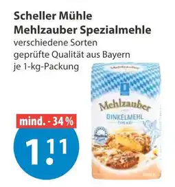 V Markt Scheller mühle mehlzauber spezialmehle Angebot