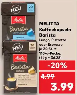 Kaufland MELITTA Kaffeekapseln Barista Angebot