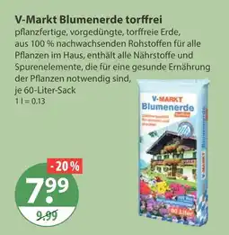 V Markt V-markt blumenerde torffrei Angebot