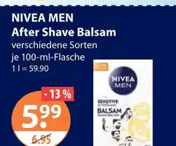 V Markt Nivea men after shave balsam Angebot