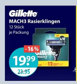 V Markt Gillette mach3 rasierklingen Angebot