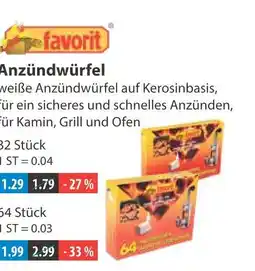 V Markt Favorit anzündwürfel Angebot