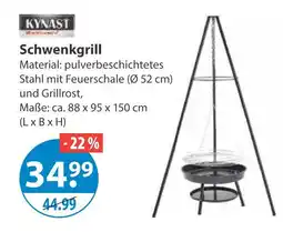 V Markt Kynast schwenkgrill Angebot