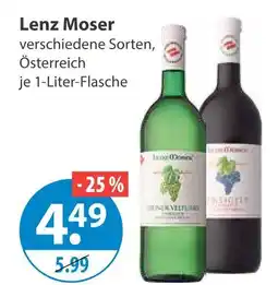 V Markt Lenz moser wein Angebot