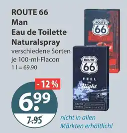 V Markt Route 66 man eau de toilette naturalspray Angebot