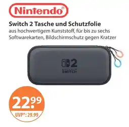 V Markt Nintendo switch 2 tasche und schutzfolie Angebot