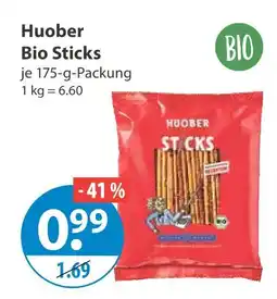 V Markt Huober bio sticks Angebot