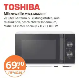 V Markt Toshiba mikrowelle mw3-mm20pf Angebot