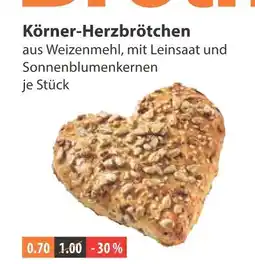 V Markt Körner-herzbrötchen Angebot