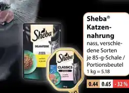 V Markt Sheba katzennahrung nass Angebot