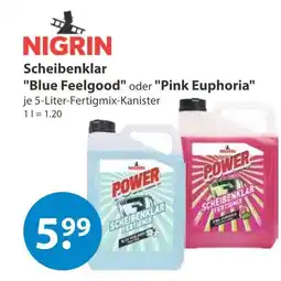 V Markt Nigrin scheibenklar blue feelgood oder pink euphoria Angebot