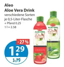 V Markt Aleo aloe vera drink Angebot